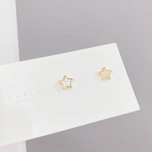 【Umi】一卡3對925純銀針微鑲鋯石星星月亮造型耳環(日韓時尚潮流耳飾耳針耳墜耳釘)