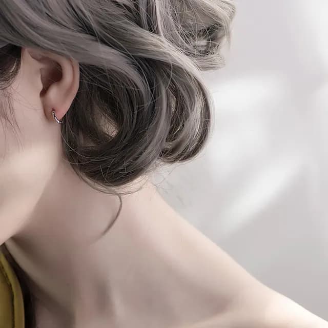 【Umi】浪漫時尚竹節造型耳環(日韓時尚潮流女飾品 銀色耳飾 耳針 耳墜 耳釘 生日 情人節 禮物)