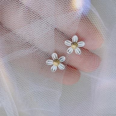 【Umi】可愛櫻花造型耳環(日韓風潮流女飾品 銀色耳飾 耳針 耳墜 耳釘 生日 情人節 禮物)