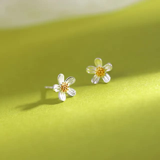 【Umi】可愛櫻花造型耳環(日韓風潮流女飾品 銀色耳飾 耳針 耳墜 耳釘 生日 情人節 禮物)
