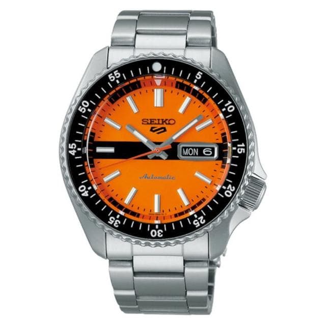 【SEIKO 精工】5 Sports系列 55週年 SKX現代版機械腕錶  禮物  手錶(4R36-13V0L)