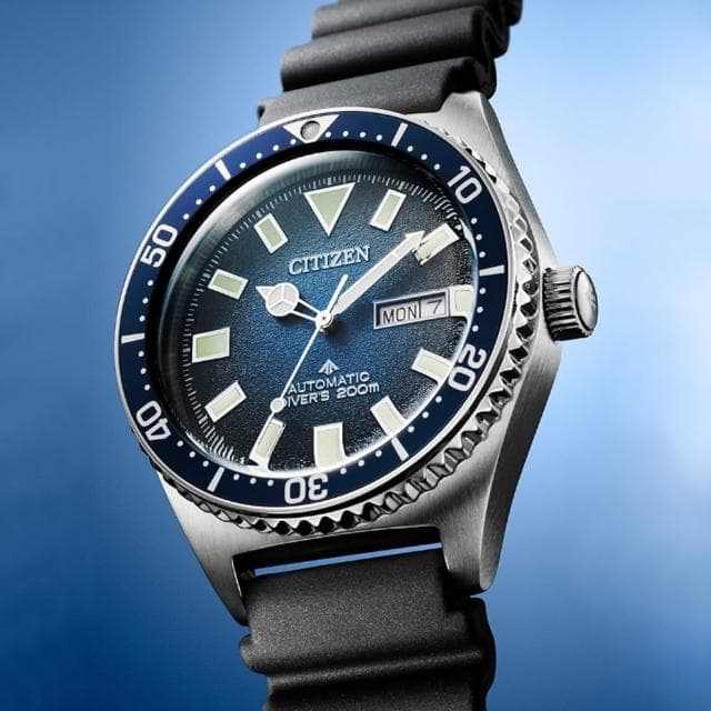 【CITIZEN 星辰】PROMASTER 新NY012多彩 潛水機械錶 父親節 送禮 禮物推薦(NY0129-07L)