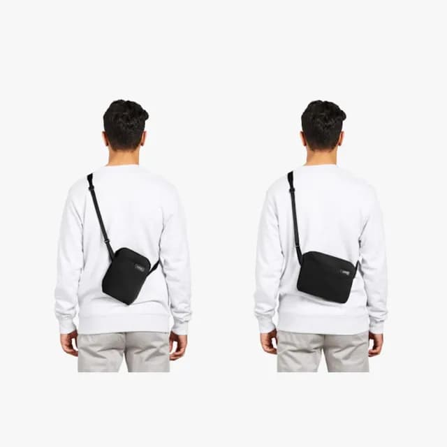 【Bellroy】City Pouch Plus 斜背包 側背包 小包 收納隔層 禮物 送禮 推薦(黑色)