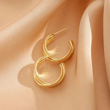 【Golicc】耳環 歐美 簡約 時尚(母親節 生日 情人節 飾品 耳釘 耳飾 耳墜 禮物)