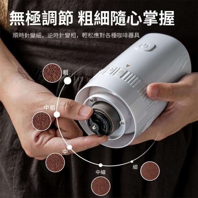 【YOLU】多功能電動咖啡磨豆機 五穀雜糧家用小型研磨器 磨粉機(廚房磨粉機/研磨器/磨豆器/磨粉器 交換禮物)