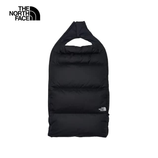 【The North Face 官方旗艦】北面兒童黑色DWR防潑水保暖羽絨外罩｜898XJK3(700蓬鬆度)
