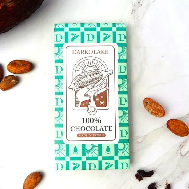 【多儂莊園工坊】100% 黑巧克力 3大片 bar 無糖 黑巧克力 Darkolake_父親節禮物