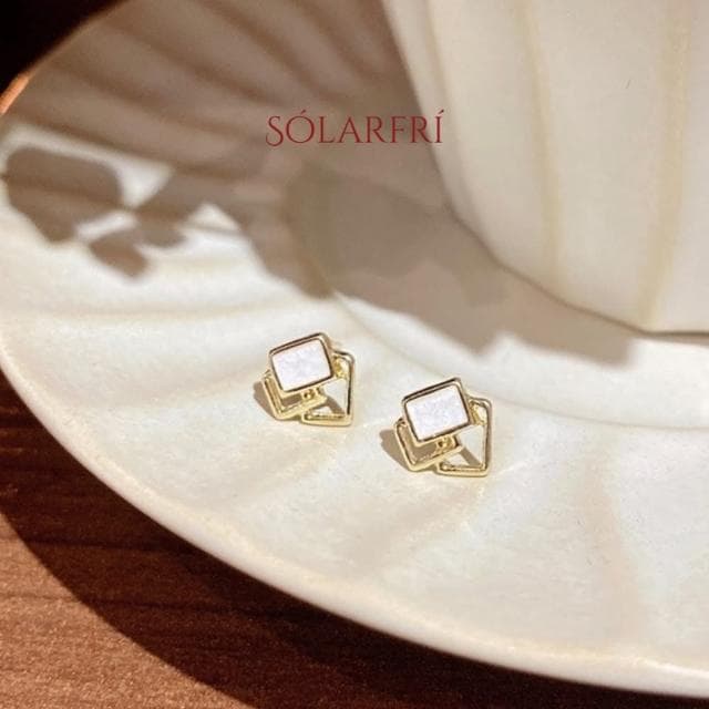 【SOLARFRi】銀針耳環｜優選親膚材質配戴舒適 附品牌禮盒包裝(閨蜜情人女友母親老婆禮物)