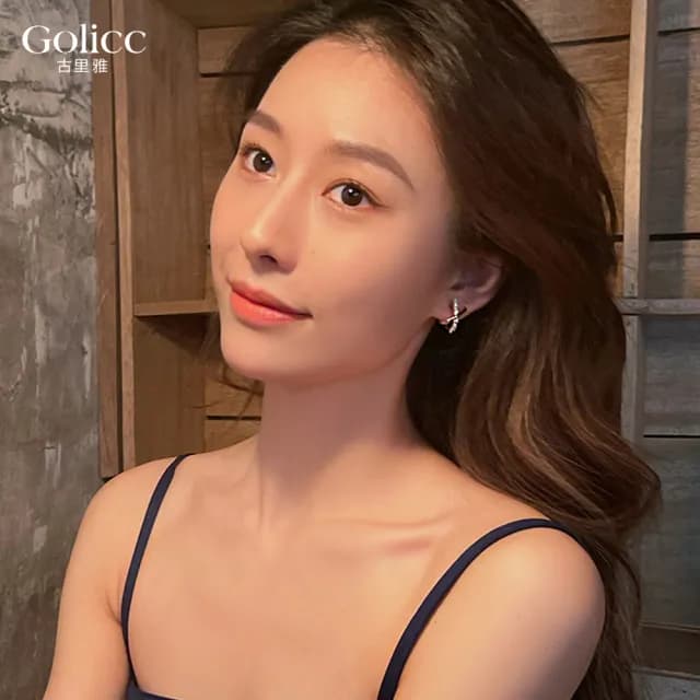 【Golicc】耳環 珍珠 花(七夕 情人節 生日 飾品 耳飾 耳墜 禮物)