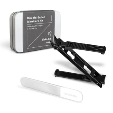 【URBANER 奧本】雙頭防濺剪甲工具組 CT-01(指甲剪/指甲刀/磨甲刀)