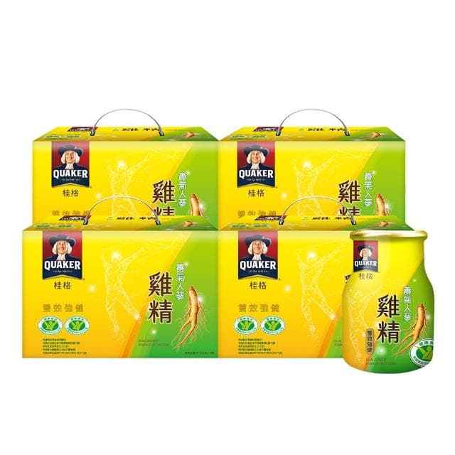 【桂格】養氣人蔘雞精禮盒68ml×18入×4盒(共72入 禮盒/送禮推薦)