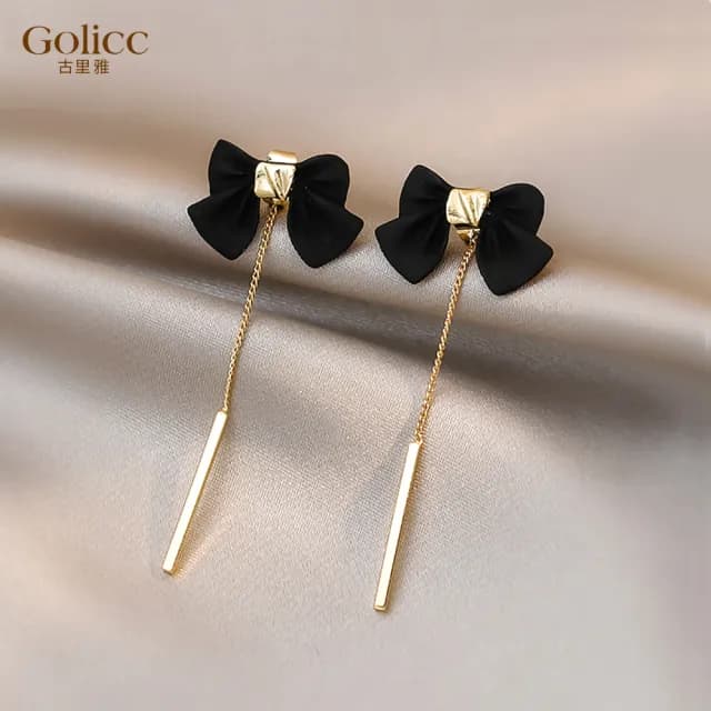 【Golicc】耳環 蝴蝶 流蘇(七夕 情人節 生日 飾品 耳釘 耳飾 耳墜 禮物)