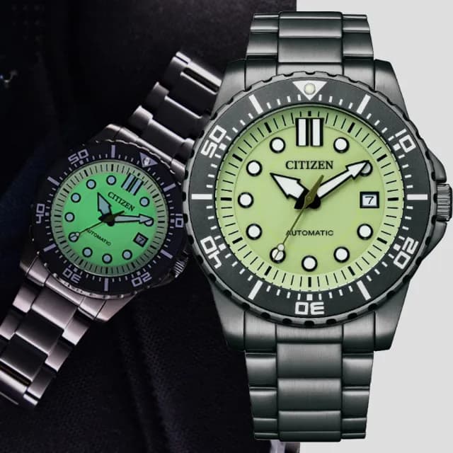 【CITIZEN 星辰】Mechanical 夜光型者 自動上鍊 機械錶 父親節 送禮 推薦(NJ0177-84X)