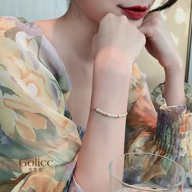 【Golicc】手鍊 竹節(七夕 情人節 生日 手環 手繩 首飾 飾品 禮物)
