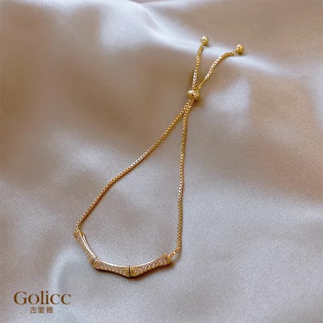【Golicc】手鍊 竹節(七夕 情人節 生日 手環 手繩 首飾 飾品 禮物)