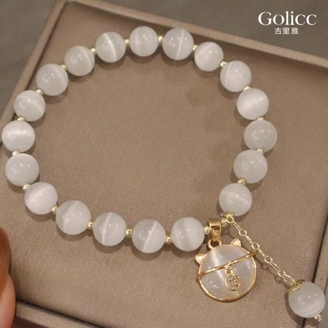 【Golicc】手鍊 招財貓(母親節 生日 情人節 手環 手繩 首飾 飾品 禮物)