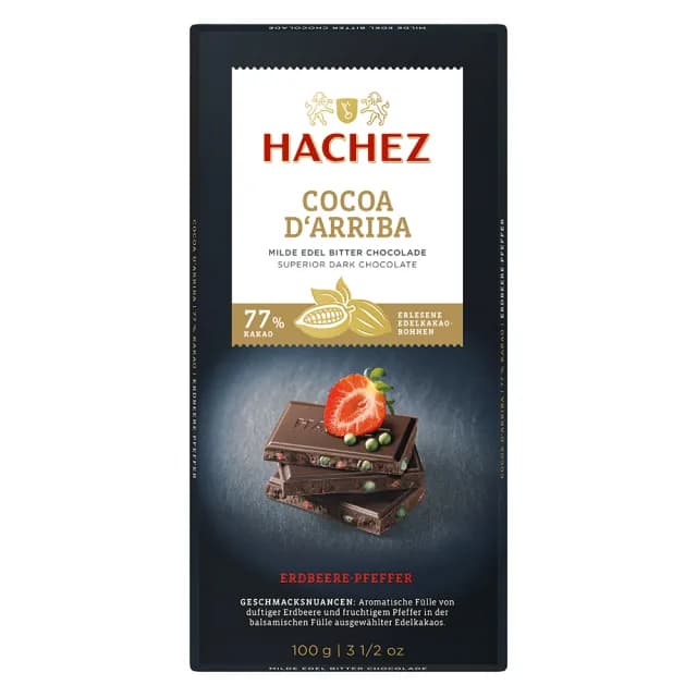 即期品【HACHEZ】21365 草莓巧克力77% 100g