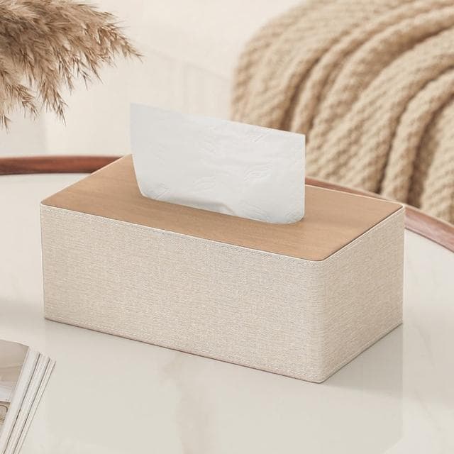 【巴芙洛】北歐高級PU皮革 面紙盒(面紙盒 加大/辦公室用品/紙巾盒/衛生紙/浴室面紙盒/交換禮物)