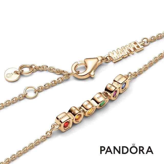 【Pandora官方直營】Marvel《復仇者聯盟》 無限寶石造型手鏈-絕版品