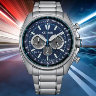 【CITIZEN 星辰】Chronograph系列 型男必備 光動能三眼計時腕錶 畢業禮物 送禮 推薦(CA4560-81L)