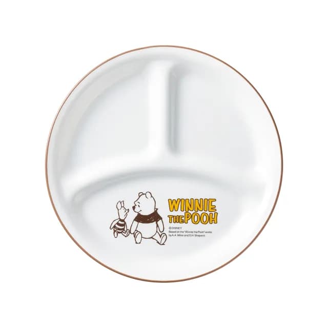 【CorelleBrands 康寧餐具】小熊維尼復刻系列8吋分隔盤(211餐盤/減脂餐盤)