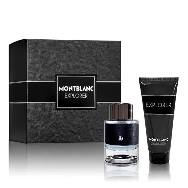 【MONTBLANC 萬寶龍】探尋旅者男性淡香精禮盒(淡香精60ML+沐浴精100ML 專櫃公司貨)