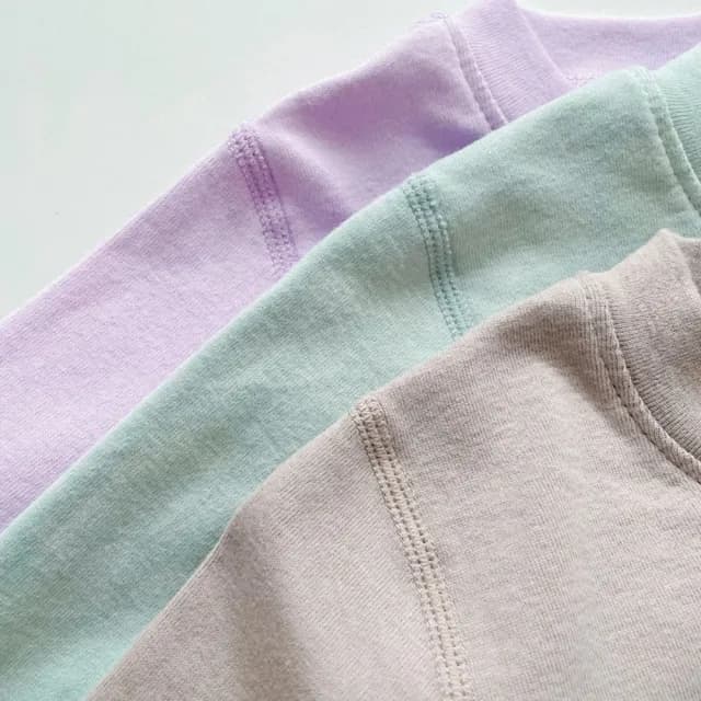 【橘魔法】純色磨毛護肚居家服套裝(睡衣 居家服 內搭 中性款 男童 女童 童裝 兒童)