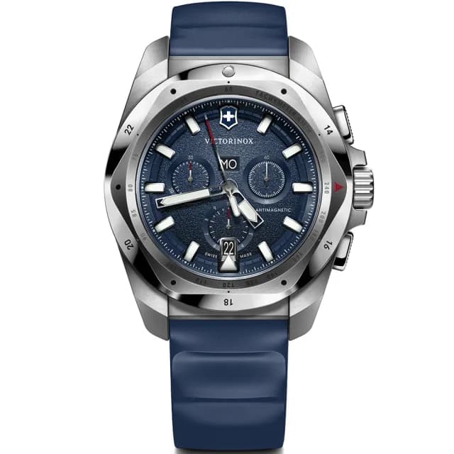 【VICTORINOX 瑞士維氏】I.N.O.X. Chrono 200米防水 計時腕錶-43mm(VISA-241984)