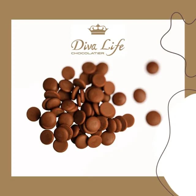 【Diva Life】牛奶巧克力粉紅色麻布袋