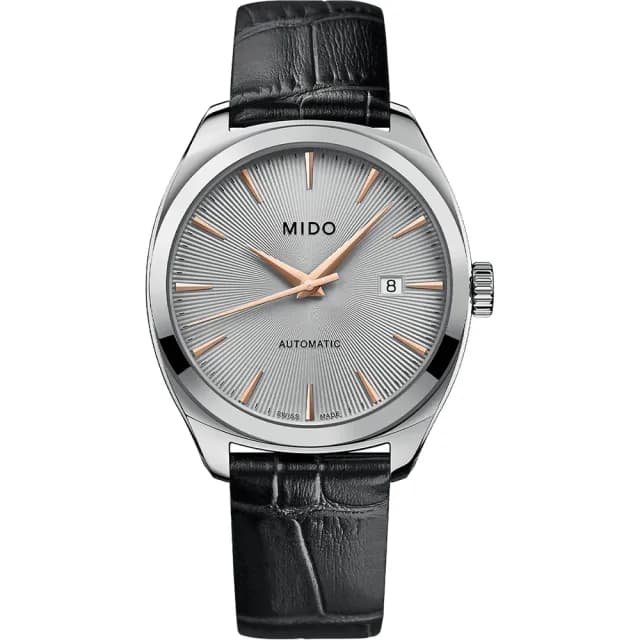 【MIDO 美度】官方授權 Belluna 皇室機械錶-41mm 手錶 送禮 推薦(M0245071607100)