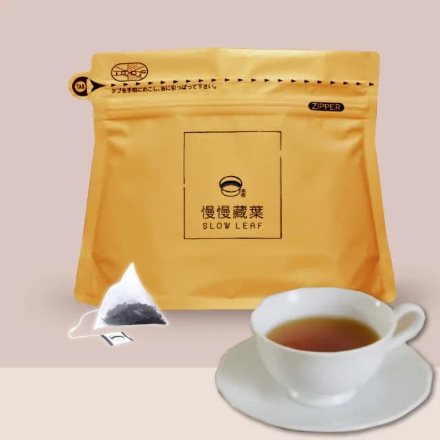 【SLOWLEAF 慢慢藏葉】經典英式早餐茶 立體茶包3gx10入x1袋(英式奶茶)