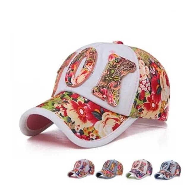 【米蘭精品】現貨+預購 牛仔帽防曬棒球帽(時尚休閒青春活力碎花情人節生日聖誕節交換禮物女帽子73da6)