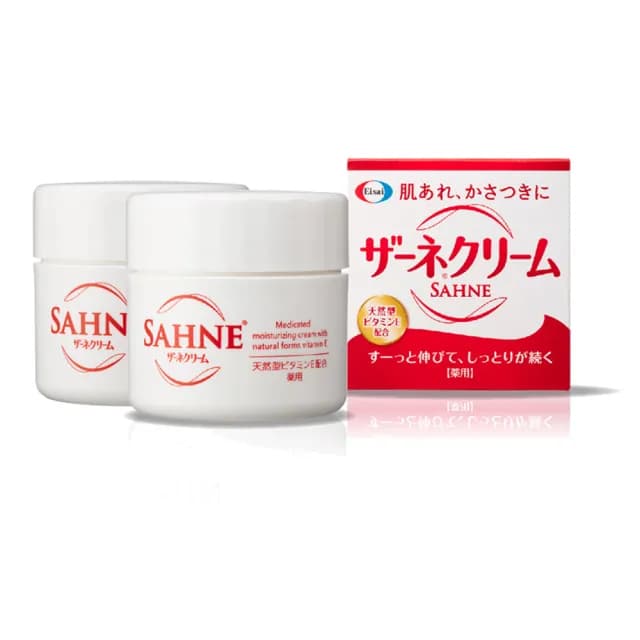 【Eisai 衛采】SAHNE紗奈潤澤乳霜100g×2入(日本原裝 新世代的潤膚保養品)