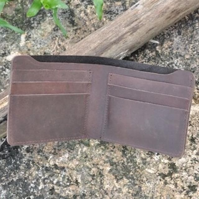 【米蘭精品】現貨+預購 短夾瘋馬皮真皮皮夾(時尚帥氣百搭簡約男包情人節生日父親節禮物73ff25)
