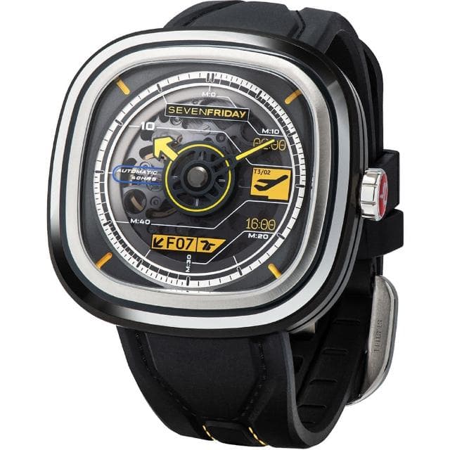 【SEVENFRIDAY】RUNWAY 限量航空 自動上鍊機械錶 送禮 禮物 推薦(T3/02)