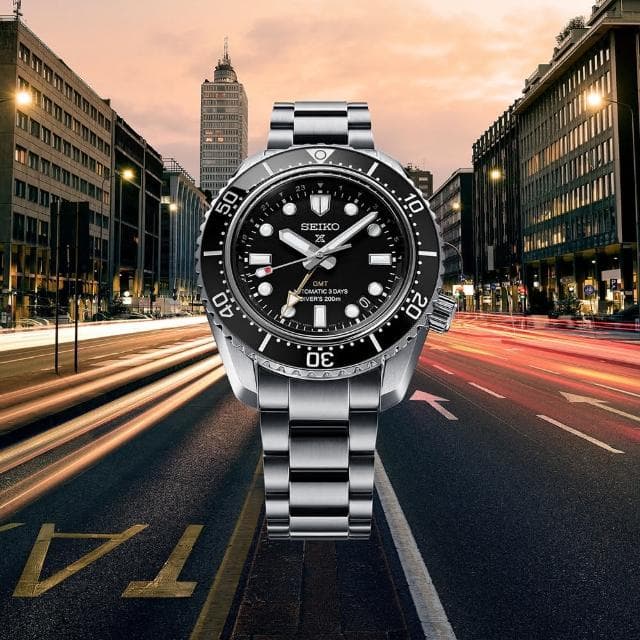 【SEIKO 精工】Prospex 大谷翔平廣 GMT 三日鍊潛水陶瓷機械錶 指針錶 手錶 禮物 畢業(SPB383J1/6R54-00D0D)