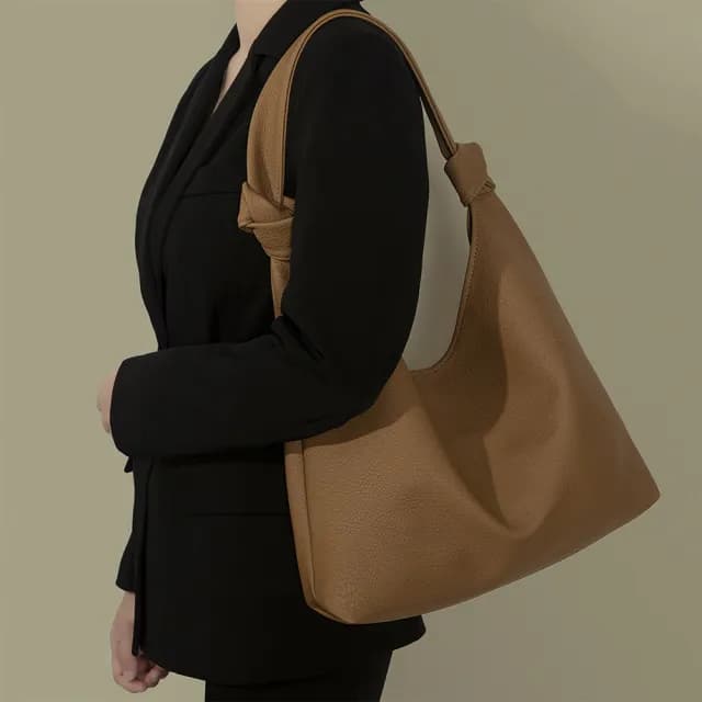 【日韓水漾】情人節禮物 女包PU皮托特包慵懶復古休閒單肩包(肩背包 女包)