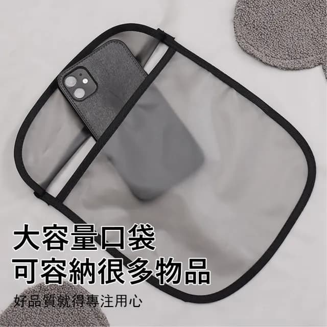 【Kyhome】免洗透明TPU家用背帶圍裙 廚房防油可擦手圍裙 簡約工作圍裙 防水袖套 交換禮物