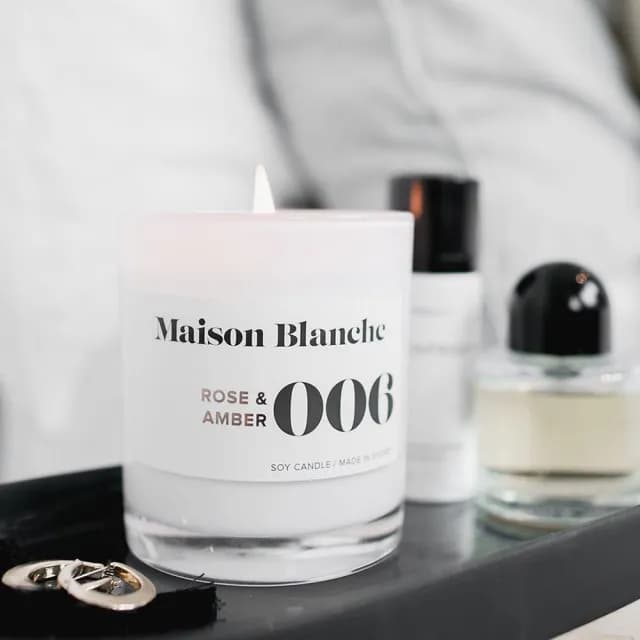 【Maison Blanche】玫瑰＆琥珀 Rose & Amber 200g 香氛蠟燭