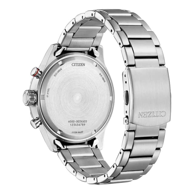 【CITIZEN 星辰】Chronograph系列 型男時尚 光動能 三眼計時腕錶 畢業禮物 送禮 推薦(AT2520-89L)