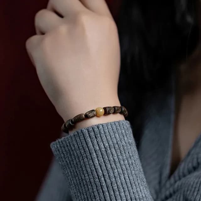 【KT DADA】情人節禮物 包包 個性手鍊 手飾 生日禮物 手串 佛珠 手鏈 奇楠沉香 串珠手鍊 佛珠手鍊 沉香手串