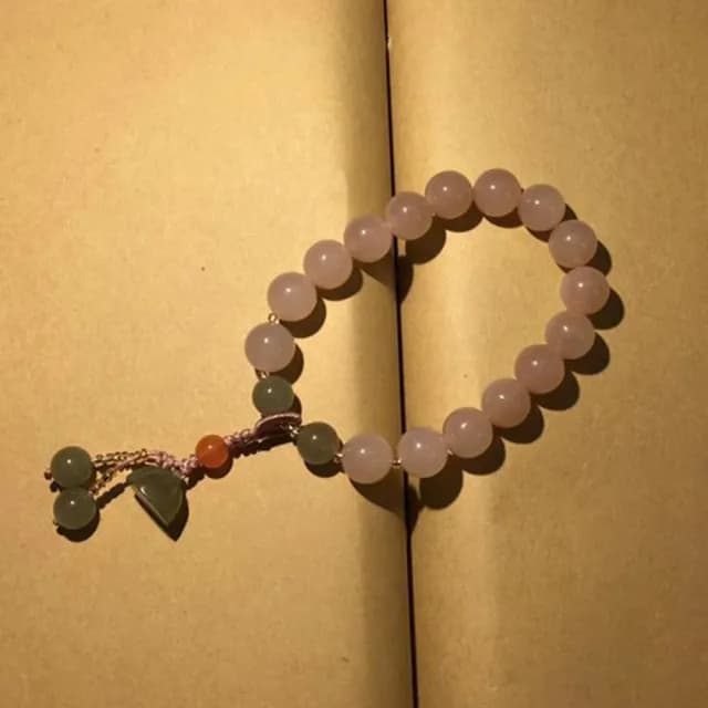 【KT DADA】包包 送女友 生日禮物 手鍊女 手串 手鍊串珠 佛珠手鍊 和田玉手串 和田玉手鍊 煙紫色手鍊