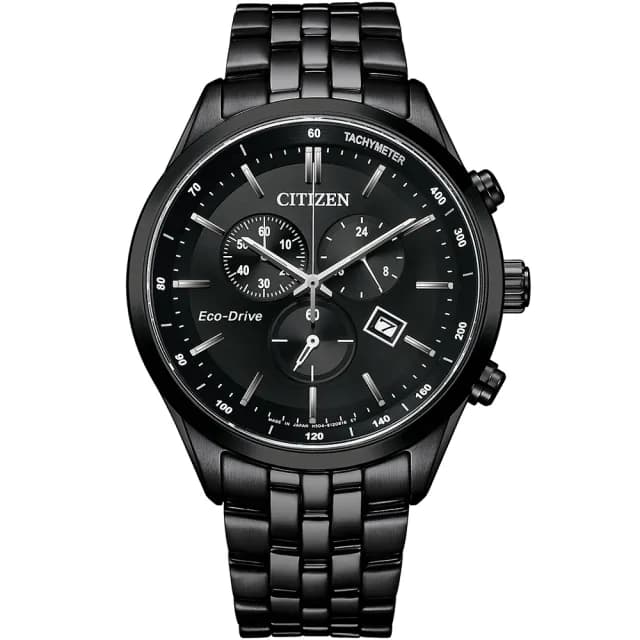 【CITIZEN 星辰】光動能三眼計時手錶 禮物 送禮 推薦(AT2145-86E)