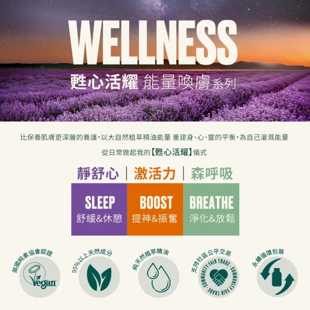 【THE BODY SHOP 美體小舖】靜舒心 香氛蠟燭(180G)