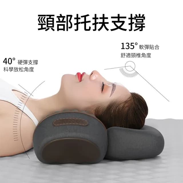 【AOAO】頸椎專用睡眠枕 慢回彈記憶棉頸椎按摩枕 拉伸牽引護頸枕 護頸枕 舒壓枕 聖誕禮物
