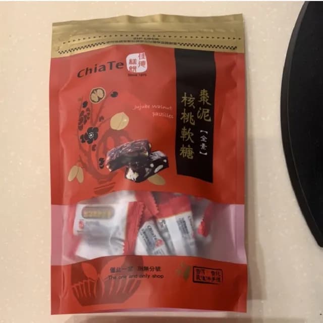 【佳德】佳德-棗泥核桃軟糖-共2袋(老少咸宜的好零嘴)-中秋禮盒