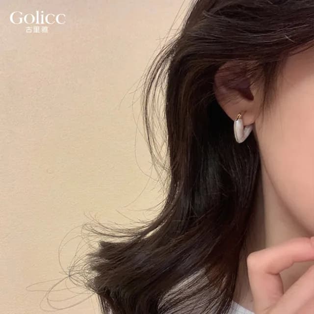 【Golicc】耳環 愛心(七夕 情人節 生日 飾品 耳釘 耳飾 耳墜 禮物)
