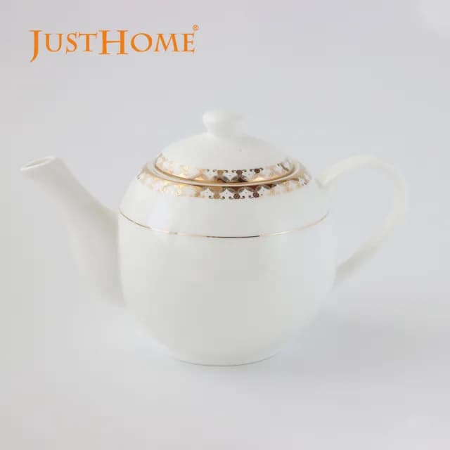 【Just Home】繁花祕境新骨瓷1壺6杯午茶組(咖啡杯+壺 午茶組)
