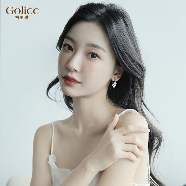 【Golicc】耳環 簡約 小巧 圓片(母親節 生日 情人節 飾品 耳釘 耳飾 耳墜 禮物)