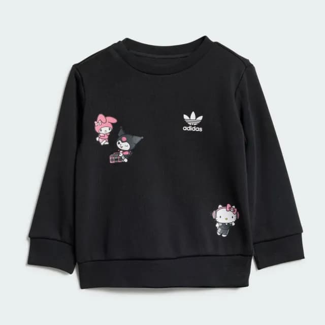 【adidas 愛迪達】HELLO KITTY 運動套裝 長袖/長褲 嬰幼童裝 - Originals IR6790